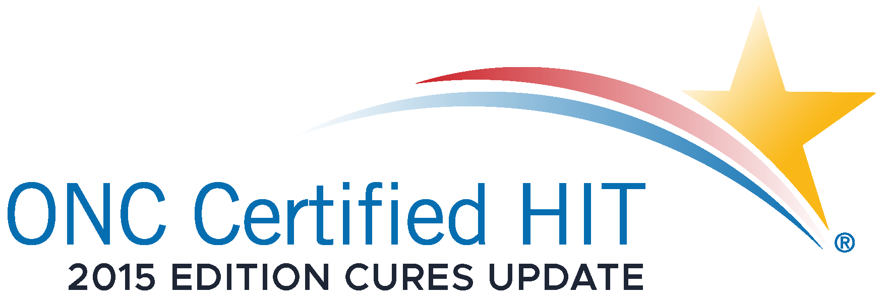 ONC Certified Cures Update HIT mark
